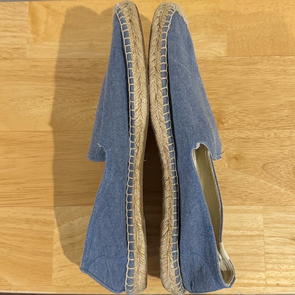 Soludos Espadrille Flats Chambray Slip On
Blue (Size EU45/US12) - Picture 6 of 9